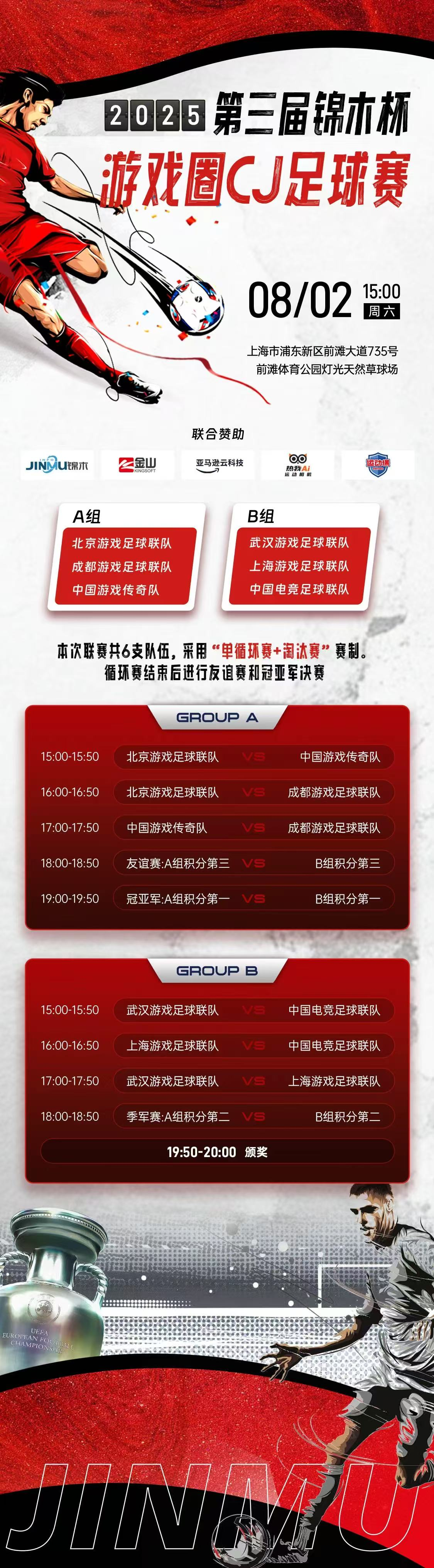 绿茵逐梦，荣耀加冕！第三届 “锦木杯” 游戏圈 CJ 足球赛圆满落幕